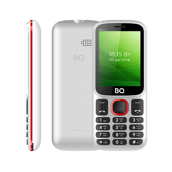 Мобильный телефон BQ BQM-2440 Step L+ White+Red