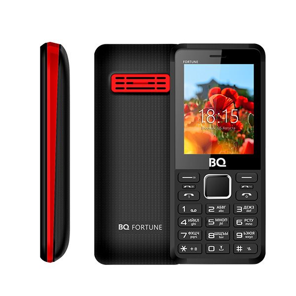 Мобильный телефон BQ BQM-2436 Fortune P (Black+Red)