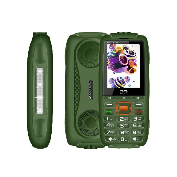 Мобильный телефон BQ BQM-2825 Disco Boom (Bark/Green)