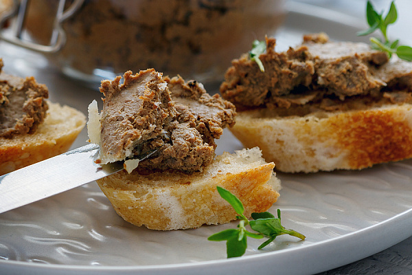 Нежный печёночный паштет 